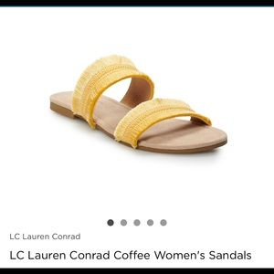 Lauren Conrad Yellow Sandals